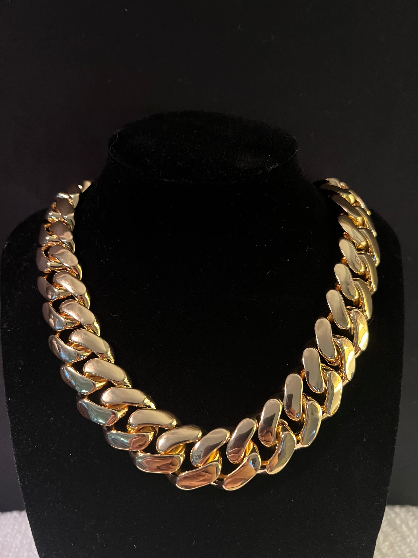 20mm 20in. 14k Gold Miami Cuban Chain