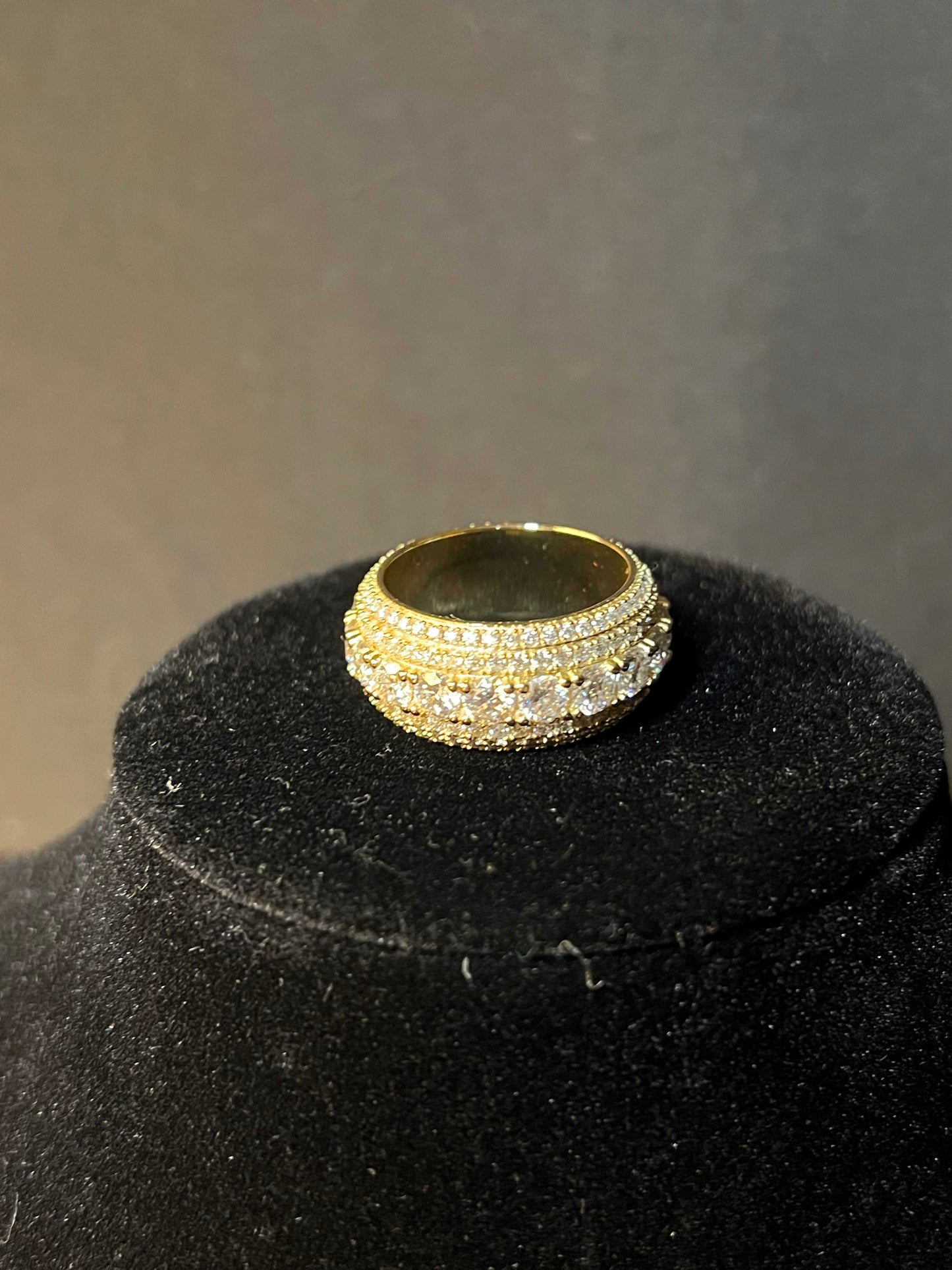 14k Gold Vermeil VVS Band Ring